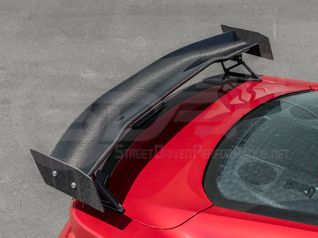 2024-UP FORD MUSTANG S650 COUPE | APR STYLE CARBON FIBER REAR HIGH WING SPOILER